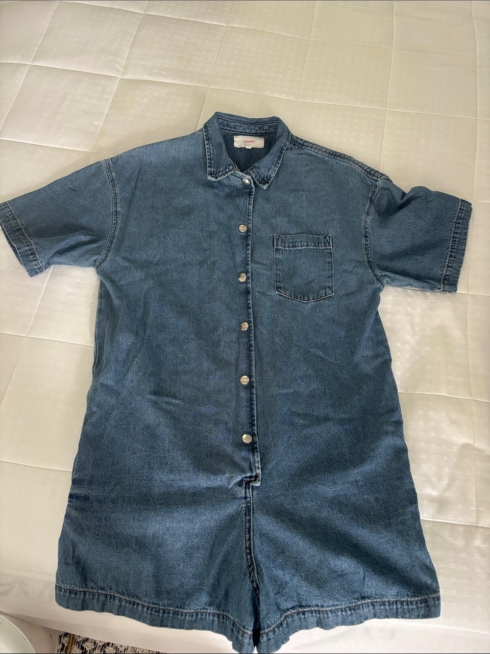 Xirena Denim Romper - S